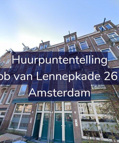 Foto gevel Huurpuntentelling voor Jacob van Lennepkade 265-B, Amsterdam