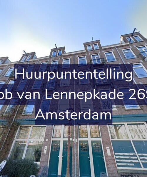 Foto gevel Huurpuntentelling voor Jacob van Lennepkade 269-C, Amsterdam