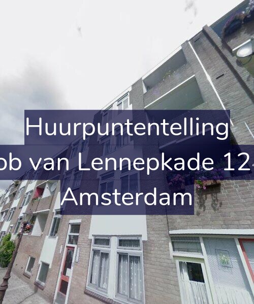 Foto gevel Huurpuntentelling voor Jacob van Lennepkade 124-B, Amsterdam