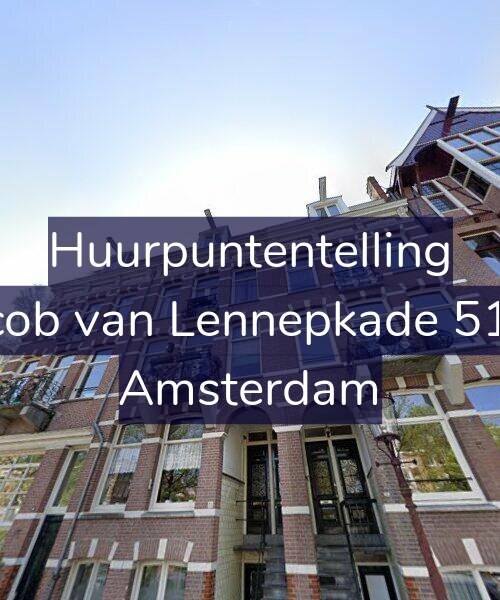 Foto gevel Huurpuntentelling voor Jacob van Lennepkade 51-2, Amsterdam