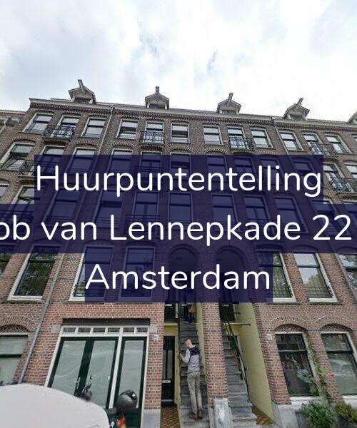 Foto gevel Huurpuntentelling voor Jacob van Lennepkade 221-B, Amsterdam