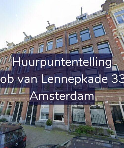 Foto gevel Huurpuntentelling voor Jacob van Lennepkade 33-H, Amsterdam
