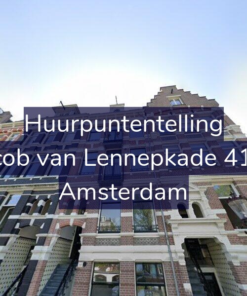 Foto gevel Huurpuntentelling voor Jacob van Lennepkade 41-2, Amsterdam