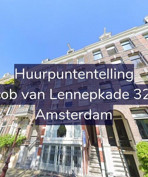 Foto gevel Huurpuntentelling voor Jacob van Lennepkade 32-B, Amsterdam