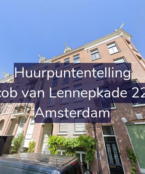 Foto gevel Huurpuntentelling voor Jacob van Lennepkade 22-1, Amsterdam