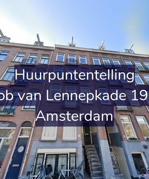 Foto gevel Huurpuntentelling voor Jacob van Lennepkade 193-1, Amsterdam