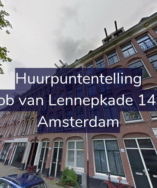 Foto gevel Huurpuntentelling voor Jacob van Lennepkade 143-1, Amsterdam