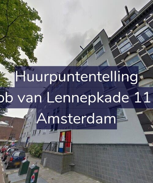 Foto gevel Huurpuntentelling voor Jacob van Lennepkade 111-B, Amsterdam