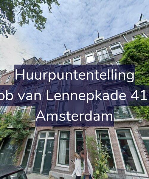 Foto gevel Huurpuntentelling voor Jacob van Lennepkade 418-1, Amsterdam