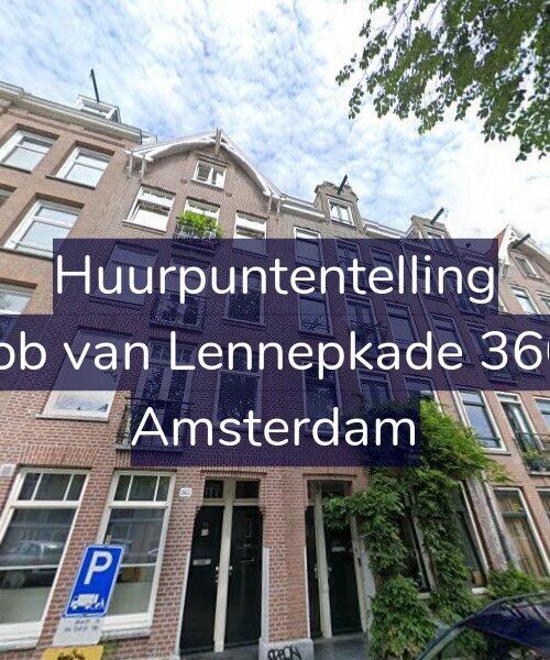 Foto gevel Huurpuntentelling voor Jacob van Lennepkade 360-B, Amsterdam