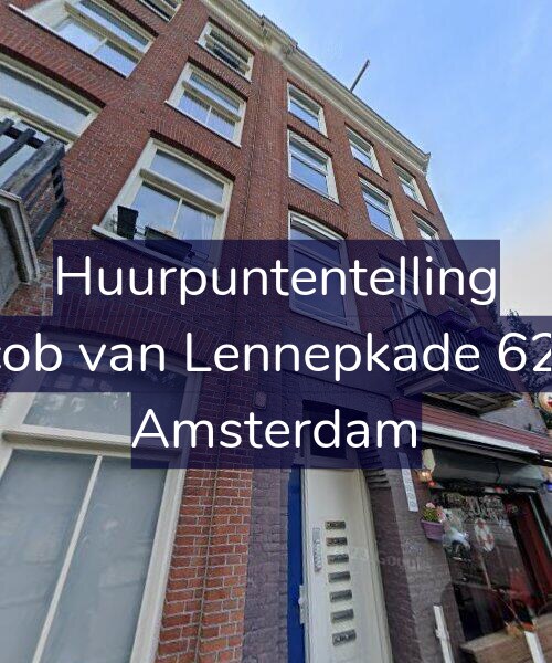Foto gevel Huurpuntentelling voor Jacob van Lennepkade 62-G, Amsterdam