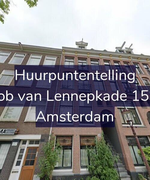Foto gevel Huurpuntentelling voor Jacob van Lennepkade 159-4, Amsterdam