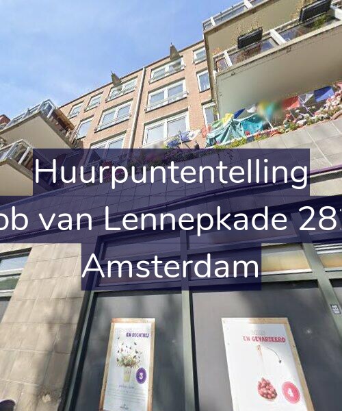 Foto gevel Huurpuntentelling voor Jacob van Lennepkade 282-A, Amsterdam