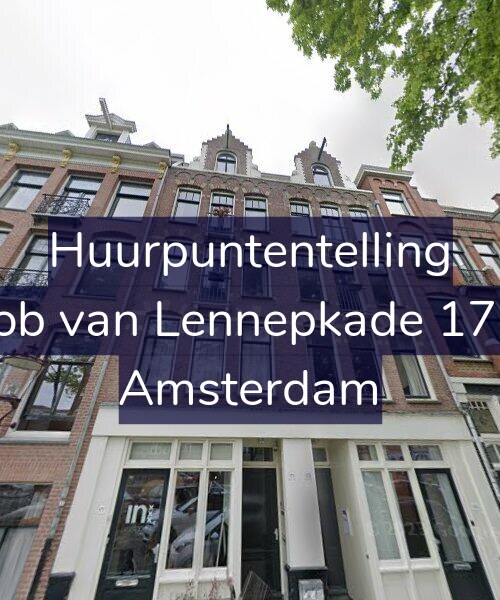 Foto gevel Huurpuntentelling voor Jacob van Lennepkade 171-3, Amsterdam