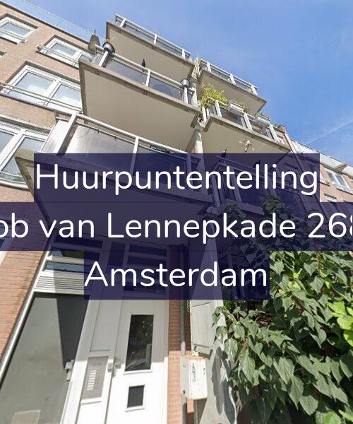 Foto gevel Huurpuntentelling voor Jacob van Lennepkade 268-D, Amsterdam