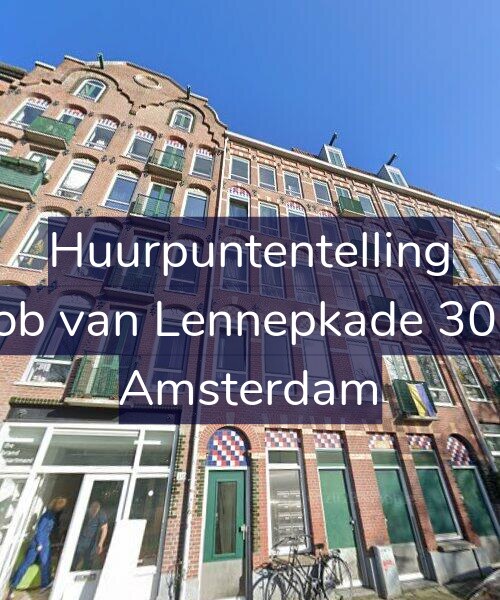 Foto gevel Huurpuntentelling voor Jacob van Lennepkade 306-E, Amsterdam