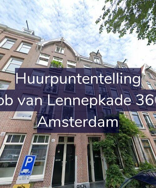 Foto gevel Huurpuntentelling voor Jacob van Lennepkade 360-A, Amsterdam