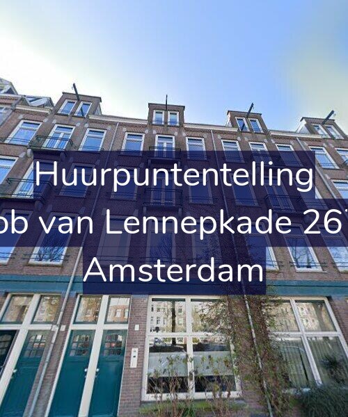 Foto gevel Huurpuntentelling voor Jacob van Lennepkade 267-D, Amsterdam