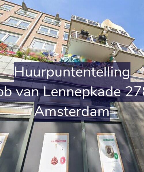 Foto gevel Huurpuntentelling voor Jacob van Lennepkade 278-D, Amsterdam