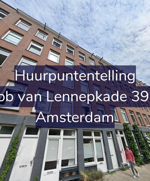 Foto gevel Huurpuntentelling voor Jacob van Lennepkade 396-2, Amsterdam