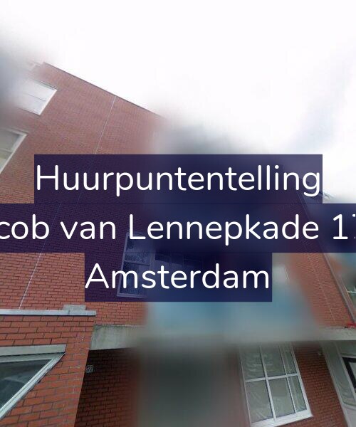 Foto gevel Huurpuntentelling voor Jacob van Lennepkade 172, Amsterdam