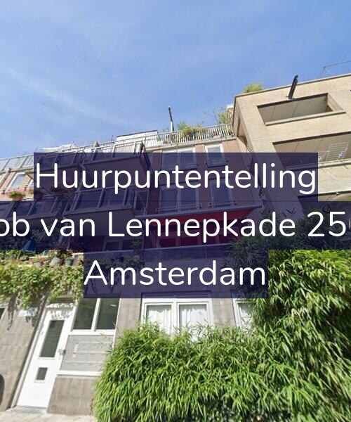 Foto gevel Huurpuntentelling voor Jacob van Lennepkade 256-B, Amsterdam