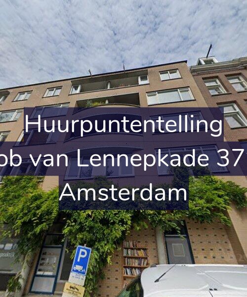 Foto gevel Huurpuntentelling voor Jacob van Lennepkade 370-E, Amsterdam