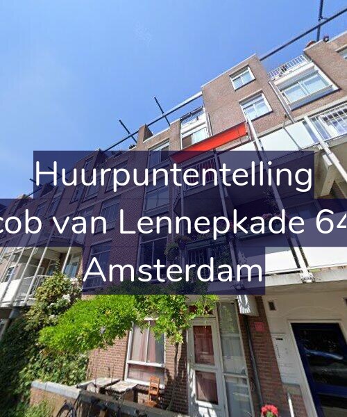Foto gevel Huurpuntentelling voor Jacob van Lennepkade 64-F, Amsterdam