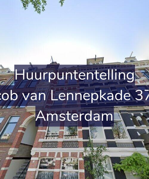 Foto gevel Huurpuntentelling voor Jacob van Lennepkade 37-3, Amsterdam