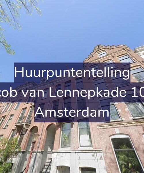 Foto gevel Huurpuntentelling voor Jacob van Lennepkade 10-2, Amsterdam