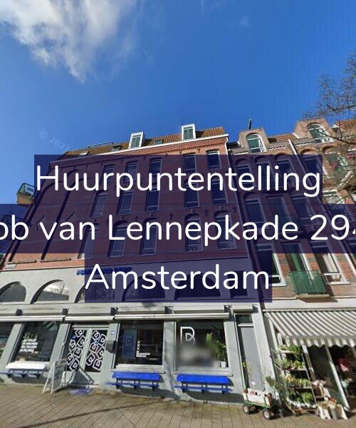 Foto gevel Huurpuntentelling voor Jacob van Lennepkade 294-H, Amsterdam