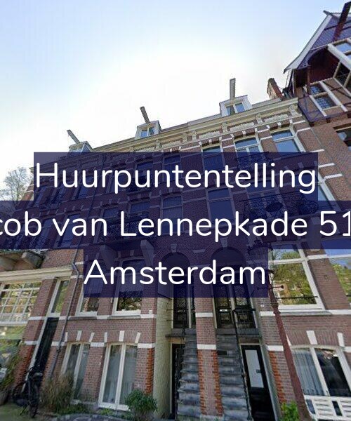 Foto gevel Huurpuntentelling voor Jacob van Lennepkade 51-1, Amsterdam
