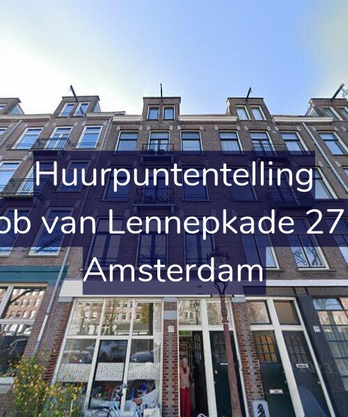 Foto gevel Huurpuntentelling voor Jacob van Lennepkade 277-2, Amsterdam