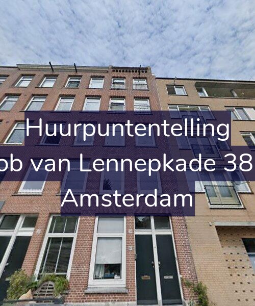 Foto gevel Huurpuntentelling voor Jacob van Lennepkade 384-2, Amsterdam