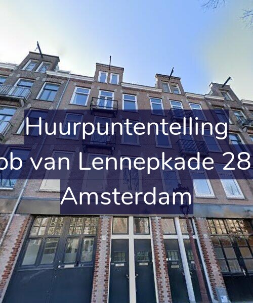 Foto gevel Huurpuntentelling voor Jacob van Lennepkade 285-2, Amsterdam