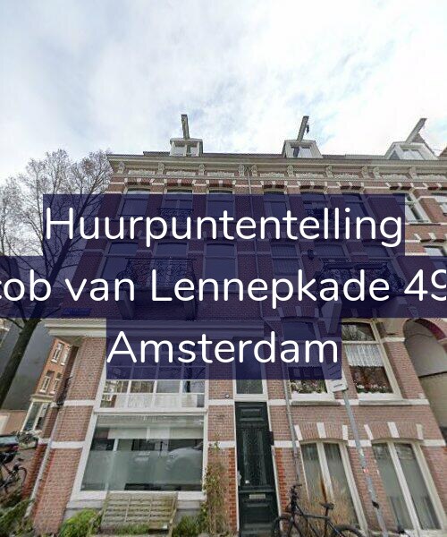 Foto gevel Huurpuntentelling voor Jacob van Lennepkade 49-B, Amsterdam