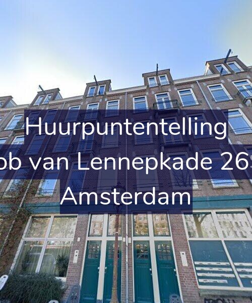 Foto gevel Huurpuntentelling voor Jacob van Lennepkade 269-B, Amsterdam