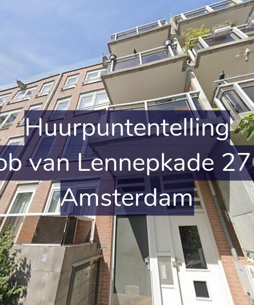 Foto gevel Huurpuntentelling voor Jacob van Lennepkade 270-B, Amsterdam