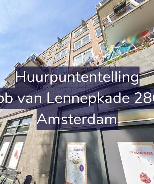 Foto gevel Huurpuntentelling voor Jacob van Lennepkade 286-A, Amsterdam
