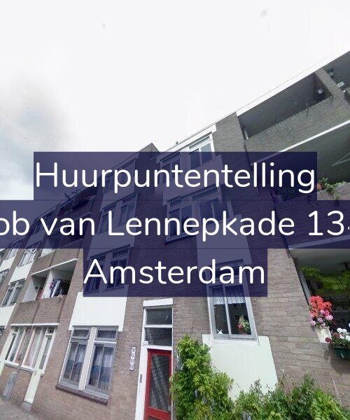 Foto gevel Huurpuntentelling voor Jacob van Lennepkade 134-B, Amsterdam