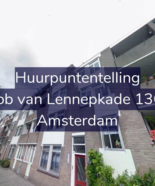 Foto gevel Huurpuntentelling voor Jacob van Lennepkade 136-A, Amsterdam