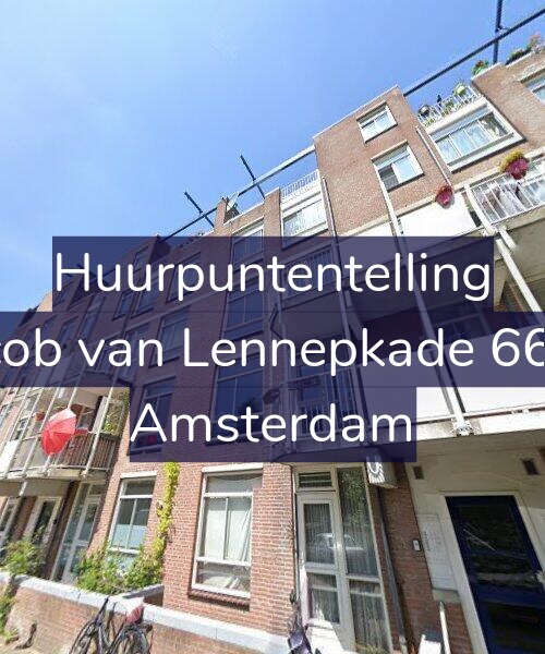 Foto gevel Huurpuntentelling voor Jacob van Lennepkade 66-G, Amsterdam