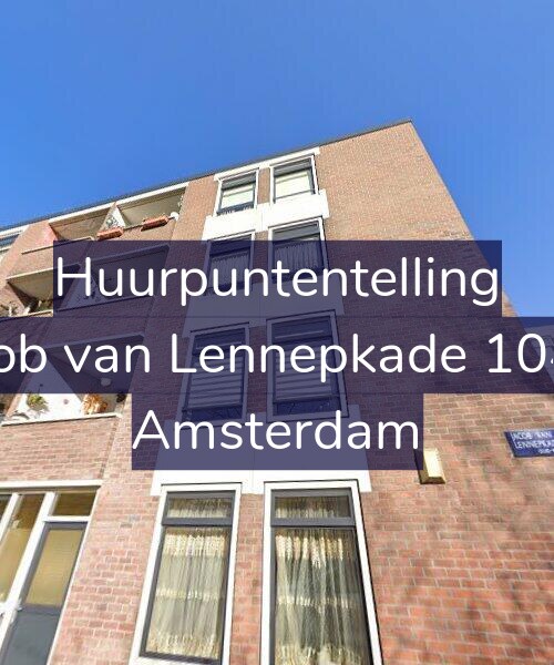 Foto gevel Huurpuntentelling voor Jacob van Lennepkade 104-B, Amsterdam
