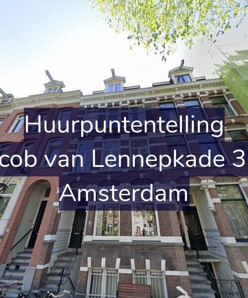 Foto gevel Huurpuntentelling voor Jacob van Lennepkade 3-1, Amsterdam