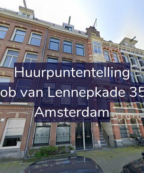 Foto gevel Huurpuntentelling voor Jacob van Lennepkade 35-H, Amsterdam