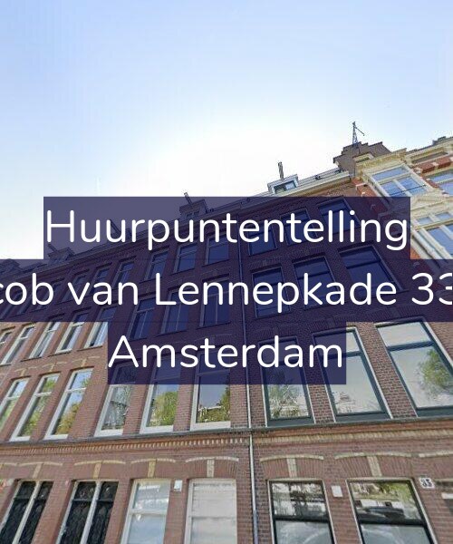 Foto gevel Huurpuntentelling voor Jacob van Lennepkade 33-2, Amsterdam