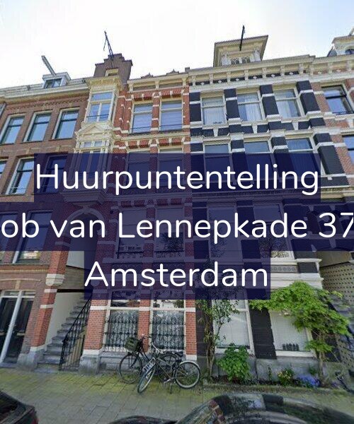 Foto gevel Huurpuntentelling voor Jacob van Lennepkade 37-H, Amsterdam