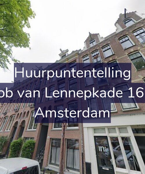 Foto gevel Huurpuntentelling voor Jacob van Lennepkade 169-2, Amsterdam