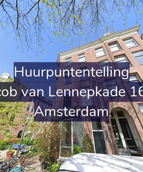 Foto gevel Huurpuntentelling voor Jacob van Lennepkade 16-1, Amsterdam