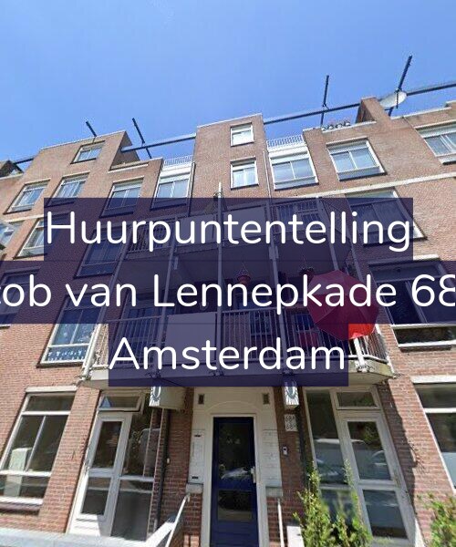 Foto gevel Huurpuntentelling voor Jacob van Lennepkade 68-A, Amsterdam